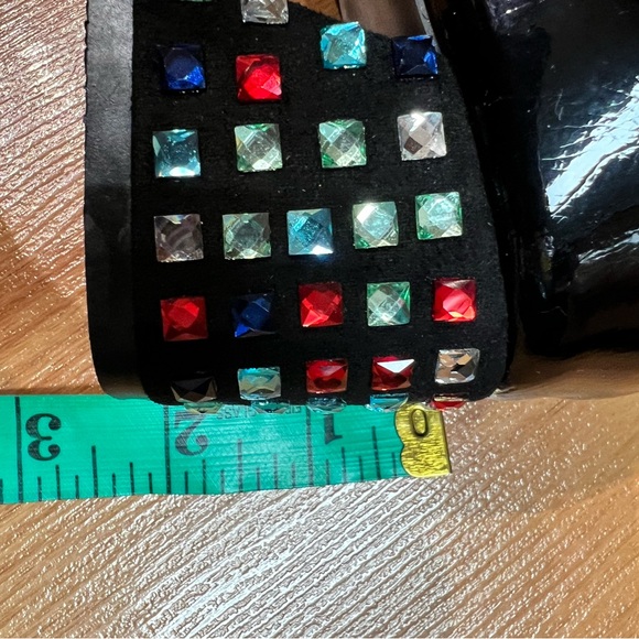NWOT - Rhinestone Décor Blocked Heel Shoes (Size 7.5) - Picture 8 of 11
